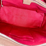 Gucci GG Supreme Monogram Textured Dollar Calfskin Detail Tote