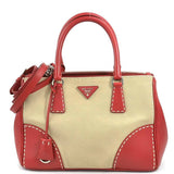 Prada Canvas  Shoulder Tote Handbag