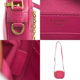 Céline Calfskin Quilted Small C Charm Bag