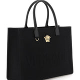 Versace La Medusa cotton canvas tote bag