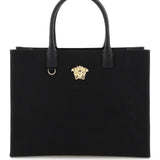 Versace La Medusa cotton canvas tote bag