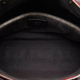 Fendi Vitello Dolce Medium By The Way Boston Bag with Embroidered Strap