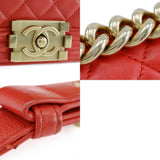 Chanel Lambskin Quilted Small Boy Flap Bag