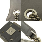 Fendi Chenille Vitello Seta FF Baguette Shoulder Bag