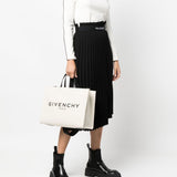 Givenchy Medium G-Tote Canvas Shopping Bag
