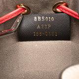 Fendi Mon Trésor Whipstitch Leather Shoulder Bag