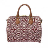 Louis Vuitton Jacquard Speedy Bandouliere 25 Handbag