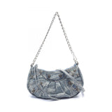 Balenciaga Cagole Denim Handbag