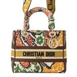 Dior Lady Lady D-Lite Embroidered Medium Tote