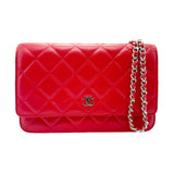 Chanel Lambskin Quilted Wallet On Chain WOC