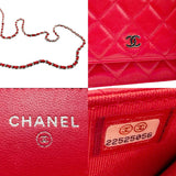 Chanel Lambskin Quilted Wallet On Chain WOC