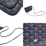 Goyard Canvas Leather Shoulder Bag