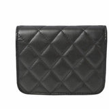Chanel Wallet On Chain clutch Leather Black