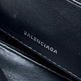 Balenciaga Leather Triangle Clutch Bag