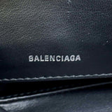 Balenciaga Leather Triangle Clutch Bag