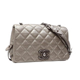 Chanel Metallic Goatskin Quilted Medium City Rock Flap Shoulder Bag