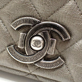 Chanel Metallic Goatskin Quilted Medium City Rock Flap Shoulder Bag