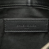 Balenciaga Denim Leather Clip M Clutch Bag