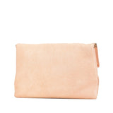 Balenciaga Chevre Gold Metallic Edge Hardware Envelope Clutch Bag