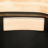 Balenciaga Chevre Gold Metallic Edge Hardware Envelope Clutch Bag