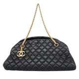 Chanel Lambskin Quilted Just Mademoiselle Shoulder Bag