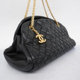 Chanel Lambskin Quilted Just Mademoiselle Shoulder Bag