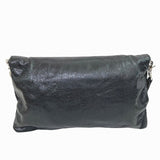 Balenciaga Agneau Giant 12 Silver Hardware Envelope Strap Clutch