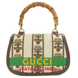 Gucci 100 Centennial Music Medium Bamboo 1947 Top Handle Bag