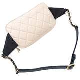 Chanel Coco Mark Quilted Waist Bag