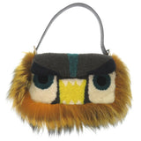 Fendi Monster Shearling Fox Fur Bugs Baguette