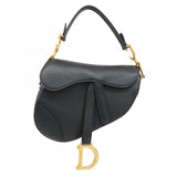 Dior Grained Calfskin Saddle Bag