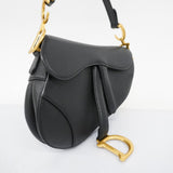 Dior Grained Calfskin Saddle Bag