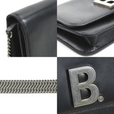 Balenciaga Calfskin Leather Wallet on Chain Bag
