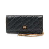 Balenciaga Crush Quilted Wallet On Chain