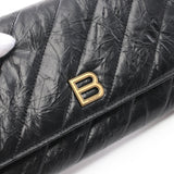 Balenciaga Crush Quilted Wallet On Chain