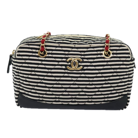 Chanel Jersey Quilted Coco Sailor Camera Bag