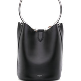 Alaïa Ring Large Leather Bucket Bag