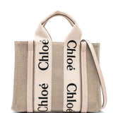 Chloè Woody Mini Canvas Tote Bag