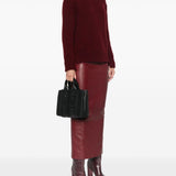 Chloè Small Grained Leather Texture Tote Bag