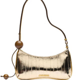 Jacquemus Le Bisou Perle Leather Shoulder Bag