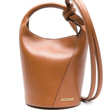 Jacquemus Le Petit Tourni Leather Bucket Bag