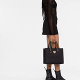 Versace La Medusa Canvas Small Tote Bag