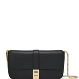 Ferragamo Gancini Buckle Chain Clutch with shoulder strap