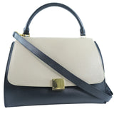 Céline Calfskin Suede Medium Tri-color Trapeze Tote