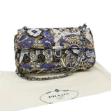 Prada Tessuto Floral Print Quilted Fabric Shoulder Bag