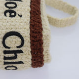 Chloé Woody Nano Crotchet Tote Bag