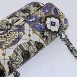 Prada Tessuto Floral Print Quilted Fabric Shoulder Bag
