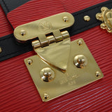 Louis Vuitton Epi Petite Malle Coquelicot Trunk Bag