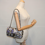 Prada Tessuto Floral Print Quilted Fabric Shoulder Bag
