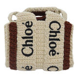 Chloé Woody Nano Crotchet Tote Bag